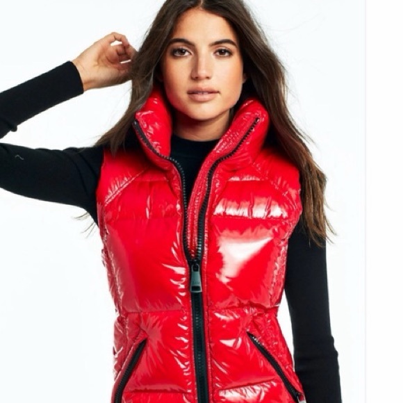 SAM New York “Freedom” Vest in Red Salsa - Size L - Picture 3 of 6